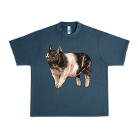 Midnight Navy hampshire pig Urban Heavy Tee - LillyAllenDesigns