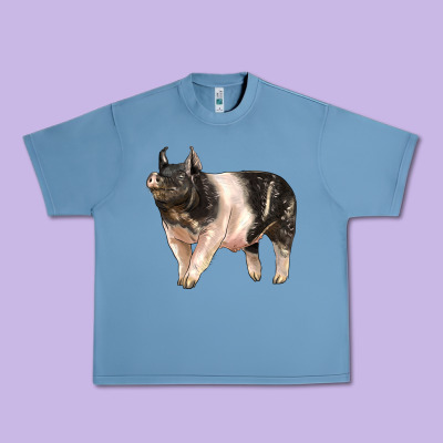 Hampshire Pig Urban Heavy Tee Designed By Lillyallendesigns