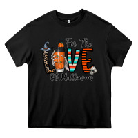 Black for the love of halloween Heavy Core Tee - CowhideDigitalArt