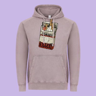 Cowboy Killers Cigarette Package Vintage Hoodie Designed By Nancycooperartshop