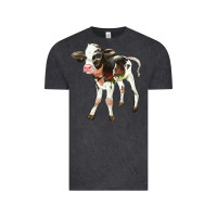 Vintage Black Holstein Calf Vintage Tee - LillyAllenDesigns