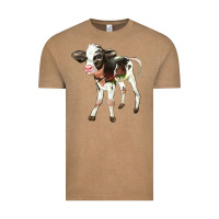 Vintage Coffee Holstein Calf Vintage Tee - LillyAllenDesigns