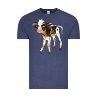 Vintage Denim Holstein Calf Vintage Tee - LillyAllenDesigns