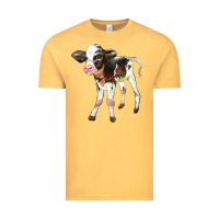 Vintage Mustard Holstein Calf Vintage Tee - LillyAllenDesigns