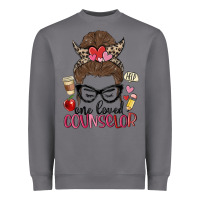 Storm messy bun one loved counselor Heavyweight Sweatshirt - MaliasSmallBusiness