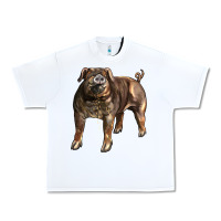 White Duroc Pig Urban Heavy Tee - LillyAllenDesigns