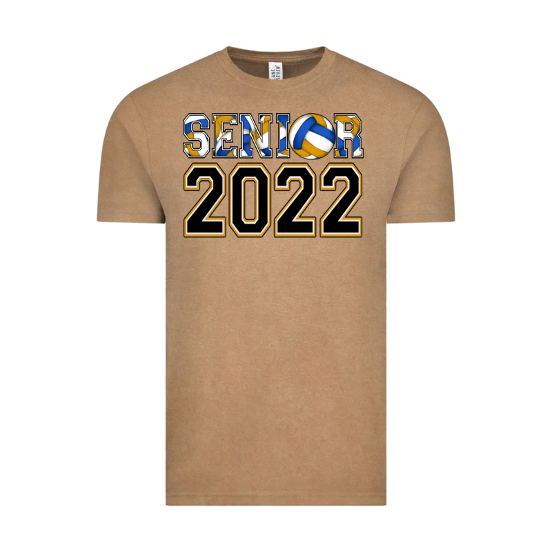 Senior Volleyball Vintage Tee by AdoDesignShop | Teevron