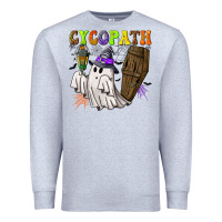 Heather Grey Cycopath Premium Sweatshirt - NancyCooperArtShop