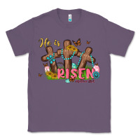 Lavender he is risen Classic Tee - MaliasSmallBusiness