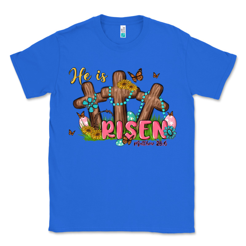 He Is Risen Classic Tee by MaliasSmallBusiness | Teevron