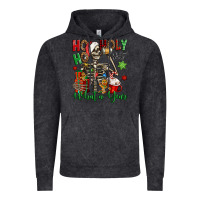 Vintage Black ho ho holy shit what a year christmas skeleton Vintage Hoodie - Jasminsmagicworld
