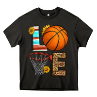 Asphalt western basketball love Heavy Core Tee - HRA Design Shop