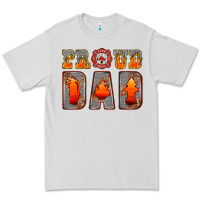 Dove Grey proud dad Premium Tee - HRA Design Shop