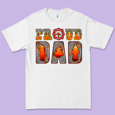Proud Dad Premium Tee Designed By Hra Design Shop