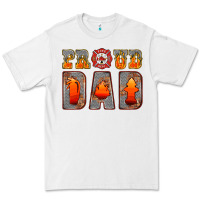 White proud dad Premium Tee - HRA Design Shop