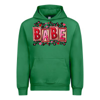 Emerald Valentine's Day babe Urban Hoodie - FaDigitalArtStudio