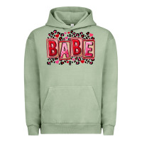 Pigment Oil Green Valentine's Day babe Urban Hoodie - FaDigitalArtStudio