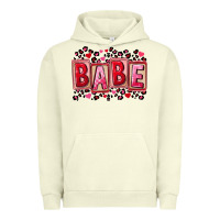 Pigment Pistachio Valentine's Day babe Urban Hoodie - FaDigitalArtStudio