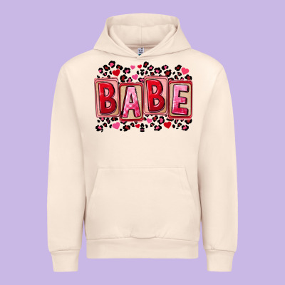 Valentine's Day Babe Urban Hoodie Designed By Fadigitalartstudio