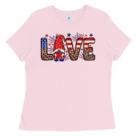 Bubblegum Pink Love gnome Ladies Tee - Neo Western