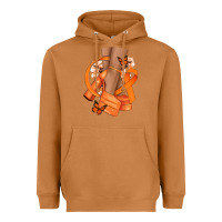 Kidney Cancer Diva Orange Ribbon Heavyweight Hoodie | Teevron