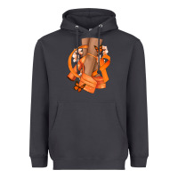 Smoke Kidney Cancer diva orange ribbon Heavyweight Hoodie - NancyCooperArtShop