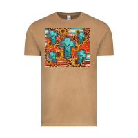 Vintage Camel turquoise cross pattern Vintage Tee - Jasminsmagicworld