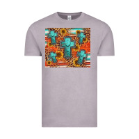 Vintage Zinc turquoise cross pattern Vintage Tee - Jasminsmagicworld