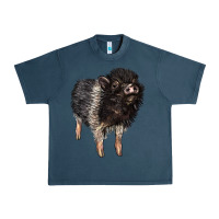 Midnight Navy Baby Hampshire Pig Urban Heavy Tee - LillyAllenDesigns