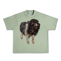 Oil Green Baby Hampshire Pig Urban Heavy Tee - LillyAllenDesigns