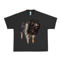Pigment Black Baby Hampshire Pig Urban Heavy Tee - LillyAllenDesigns