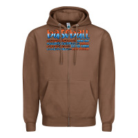 Chestnut vintage baseball Zipper Hoodie - Artiststas