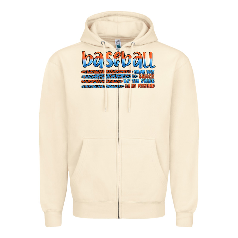 Vintage Baseball Zipper Hoodie by Artiststas | Teevron