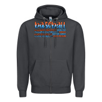 Smoke vintage baseball Zipper Hoodie - Artiststas