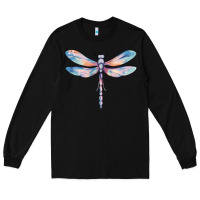 Black dragonfly Long Sleeve Tee - MaliasSmallBusiness