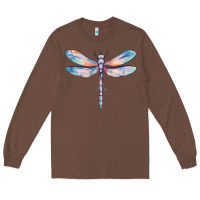 Chestnut dragonfly Long Sleeve Tee - MaliasSmallBusiness