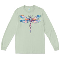Matcha dragonfly Long Sleeve Tee - MaliasSmallBusiness