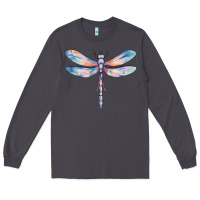Smoke dragonfly Long Sleeve Tee - MaliasSmallBusiness