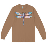 Toasted Coconut dragonfly Long Sleeve Tee - MaliasSmallBusiness