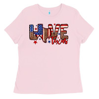 Bubblegum Pink Love Texas Ladies Tee - Neo Western