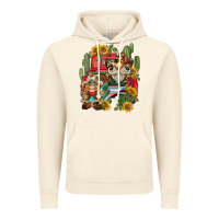 Vintage Artic western gnome truck cactus sunflower Vintage Hoodie - BarkalooDesign