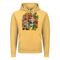 Western Gnome Truck Cactus Sunflower Vintage Hoodie | Teevron