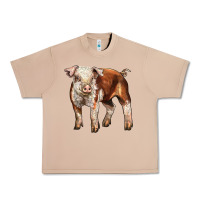 Burro Baby Hereford Pig Urban Heavy Tee - LillyAllenDesigns