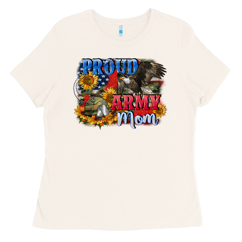 Proud Army Mom 4th Of July Ladies Tee by CowGirlArtShop | Teevron