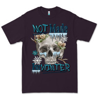 Plum not made for winter skull Premium Tee - FaDigitalArtStudio