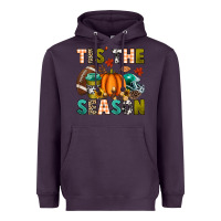 Plum Tis' the season Heavyweight Hoodie - texasbilliewilder