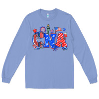 Colony Blue 4th of july cna Long Sleeve Tee - NancyCooperArtShop
