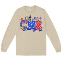 Mushroom 4th of july cna Long Sleeve Tee - NancyCooperArtShop