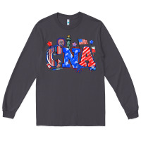 Smoke 4th of july cna Long Sleeve Tee - NancyCooperArtShop