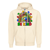 Sandshell autism awareness rainbow Zipper Hoodie - Artiststas
